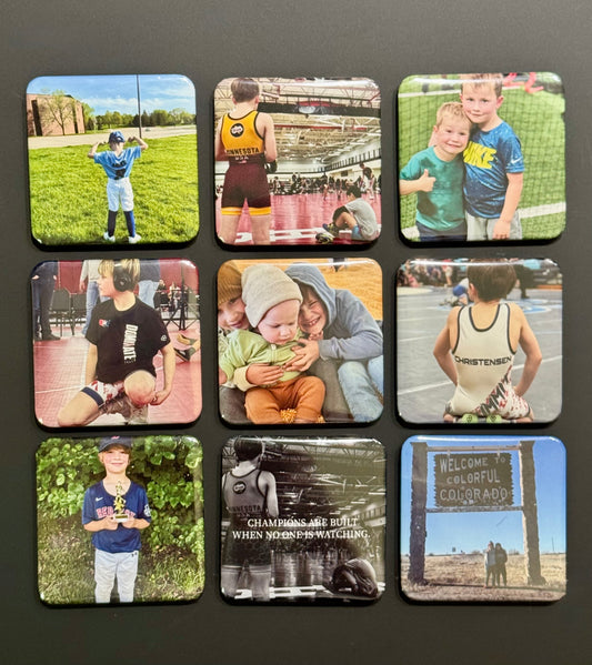 Custom Pressed Photo Magnets