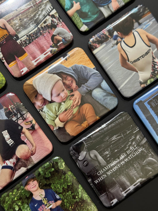 Custom Pressed Photo Magnets